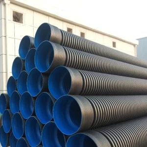 SN8 HDPE Double Wall Corrugated Rainwater Drainage Pipe DN200 800 Durable 50 Year Lifespan