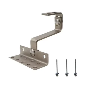 SOEASY OEM 304 Stainless Anodized Hook Tile Roof Solar Panel Bracket for Roof Solar Mounting System