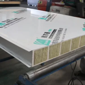SP-MGORW Walls Warehouse Storage Rooms Modern Design Durable Metal Magnesium Oxide Rock Wool Boards Sandwich Panels