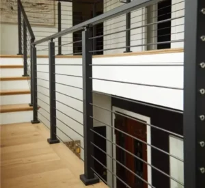SS 304 316 Stair Railing Accessories, Outdoor Balcony Deck Post Base Cover Flange Plates with Matching Screws