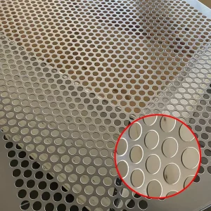 SS 304 5 Micron Perforated Mesh Sheet 2mm Plate with Cutting & Bending Services