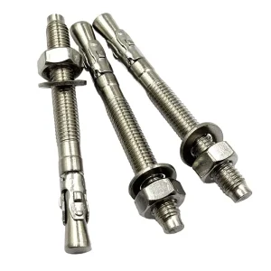 SS Stainless Steel 304 316 Wedge Anchor Concrete Expansion Anchor Bolts