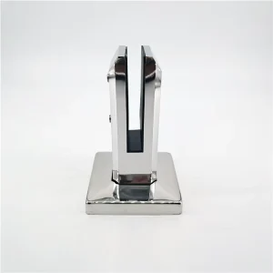 SS2205 Glass Pool Fence Spigot Polish Railing Clamp Bracket for Deck Balcony Glass Railing Balustrade