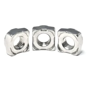 SS304 Custom Dimensions Rust Resistant Multiple Specifications Four Sided Weld Nut for Industrial Hardware