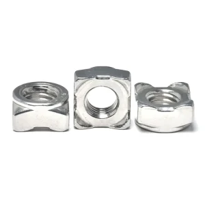 SS304 Custom Dimensions Rust Resistant Multiple Specifications Four Sided Weld Nut for Industrial Hardware