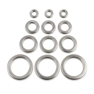 SS304 SS316 Stainless Steel Stamped Sealing Washer Multi-Size ISO9001 for Industrial Flange Pipe Fitting Hydraulic System