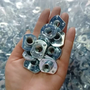 SS304 T-nut Barrel Nut for Commercial Building Wall Panel and Steel Frame Base Fastening Application