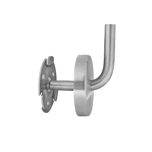 SS316L Mirror Stainless Steel Handrail Fitting Stair Railing Accessories Handrail Bracket Stamp Plate w Cover Weld on Type