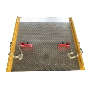 Safety Tread Plate Heavy Duty Steel Dock Board Forklift Loading Dock Plate