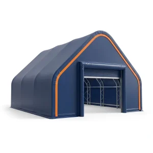 Sale 1000sqm Warehouse Fabric Building Storage Shelter Structure Tent Certified Galvanized Rated Cold No Pvc Vs Galvanized Steel