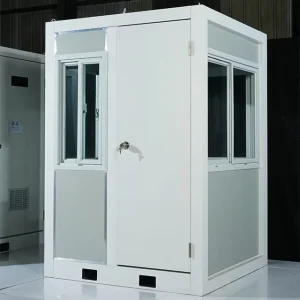 Sales Booth Portable Mobile Guard House Fast Assemble Sandwich Panel Sentry Box Modular Steel Structure Guard Booth