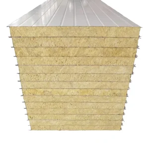 Sandwich Panel 10-50mm Fireproof Waterproof Structural Corrugated Exterior Wall Roof Panel Metal Cladding