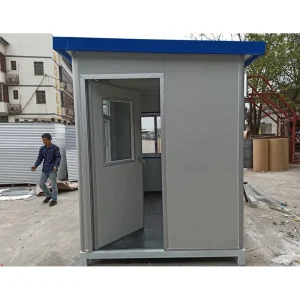 Sandwich Panel Steel Structure Container House Security Booth Customized Guard House Waterproof Lightweight 15-30 Year
