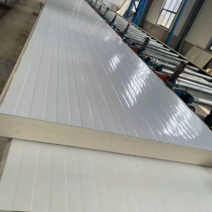 Sandwich Panels for Roof Exterior Wall Prefab House Cold Room Use Aluminum Rock Wool High Insulation Water Fire