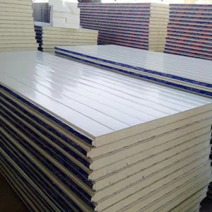 Sandwich Wall Panels Rockwool 50Mm Metal Glass Wool Mgo Sandwich Panels for Walls and Roofs Clean Room Panel