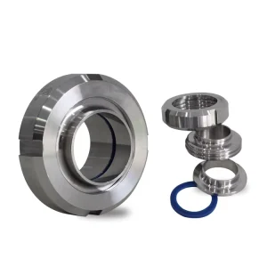 Sanitary Stainless Steel 304 316L Union DIN 11851 Standard Thread Male Pipe DN Pipe Connector Sms Union