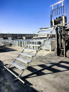Scaffolding Steel Planks and Steel Ladders