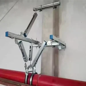 Seismic Support System Metal Steel Galvanized Strut Channel Brace Adjust Stabilizer Seismic Bracket