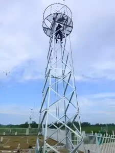 Self Supporting Lattice 3 Leg Angle Steel Pylon 5km Telecom Signal Transmission Tower Galvanized Steel Material