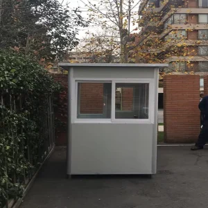 Sentry Box Prefabricated Guard House Outdoor Tool Room Kiosk Sandwich Board Outdoor Security Guard Booth