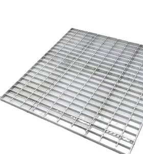 Serrated Anti Slip Stainless Steel Wire Grating Welded Mesh Integral Toe Plate High Safety Industrial Mezzanine Floor Cutting