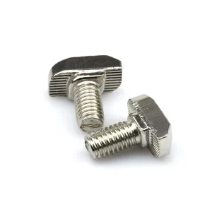 Serrated-Base T Bolt for Aluminum Profile Mounting