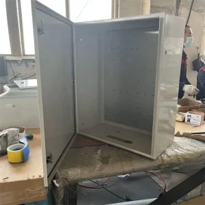 Sheet Metal Custom Outdoor Cabinets Stainless Steel Control Panel Enclosure