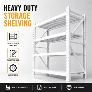 Shelves Storage Racks Steel Storage Rack Heavy Duty Metal Shelving for Warehouse Garage