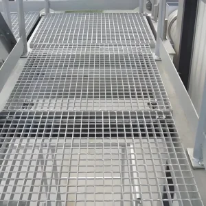 Ship Deck Steel Grating Plates Container Yard Steel Grating Plates Port Walkway Grating Plates