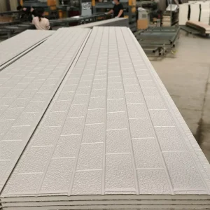 Shock Resistant Anti Impact Metal Embossed Carved Panel High Hardness Exterior Wall Siding Material