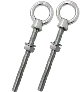 Shoulder Ring Lifting Eye Screw Bolts JIS1168 B AISI304 316 Stainless Steel Lifting Eye Bolt M6 M8 M10 M12 Eyebolt