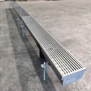 Shower Drain Heavy Duty Driveway 316 304 Stainless Steel Gutter Drainage Cover for Swimming Pool