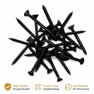 Silver Gold Black Industry Stainless Steel Furniture Tornillo Vis Self Tapping Drilling Wood Flat Head Drywall Screw