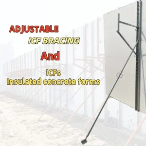 Simple ICF Bracing System for Small Construction Sites Top Sellers ICF Scaffolding Supports Shoring in USA Canadian Markets