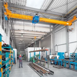 Single Beam 3T 5T Hanging Bridge Crane For Workshop