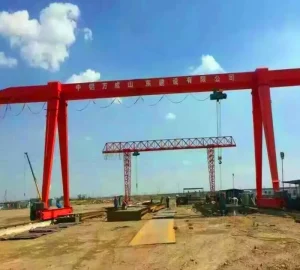 Single Beam Gantry Crane for Metallurgy Plants Steel Mills with ISO 9001 Certification 8 Ton & 70 Ton Capacity Motor & Bearing