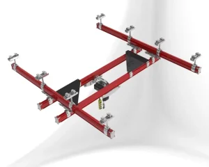 Single Beam Overhead Crane Kbk Model 0.5 Ton 1 Ton 2000kg Rail Traveling Suspension Lifting Equipment with Manual Chain Hoist