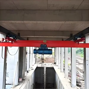 Single Girder Overhead Crane Frequency Conversion (VFD) 20t Lifting Capacity 6-30m Span