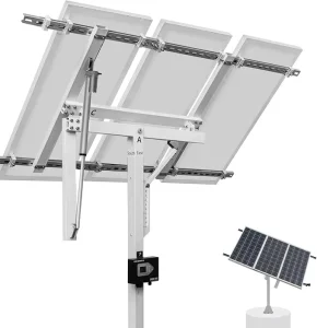 Single axis Solar tracker Photovoltaic Hot dip Galvanized Steel Bracket