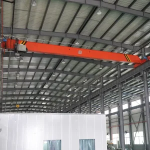 Single girder beam 3ton remote control Overhead Bridge Crane manufacturer for sale