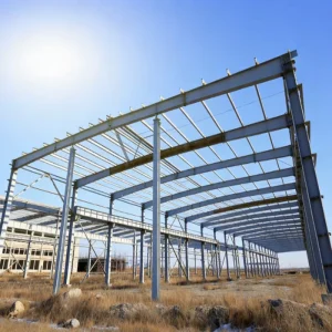 Site Installed Steel Frame Precision Fabricated Parts for Outdoor Framework