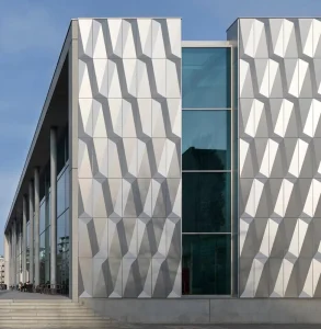 Skyscrape Modern Waterproof Aluminum Alloy Perforated Wall Cladding Panel for Hotel Exterior Outdoor Decoration Facade