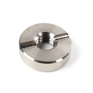 Slotted Locking Nut Zinc Plated Metric M3 Fully Threaded Precision CNC Machined Stainless Steel Class 10.9/12.9 Right Hand