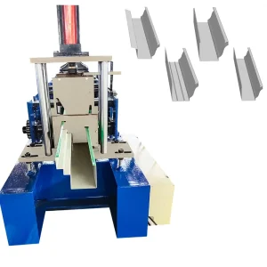 Small portable gutter making machines seamless steel roofing metal gutter making customize gutter downspout roll forming machine