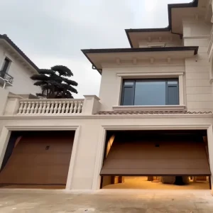Smart Remote Control Canopy Style One Piece Tilt-up Garage Door with Sensors