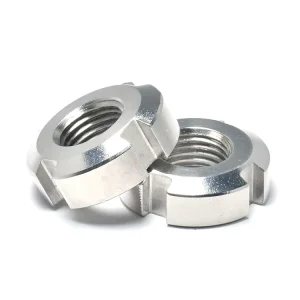 Smooth Edge Machined Round Nut Incorporating 4 Hook Slots for Safe Manual Maintenance Tasks