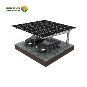Solar Carport Structures Solar Carport Single Column Single Type Carbon Steel Profile Solar PV Carport