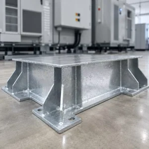 Solar Inverter Heavy Steel Welded Base Hot Dip Galvanized C3 C5 Rated Q235 Q345 Q355 Carbon Steel SGS Inspected ISO 9001