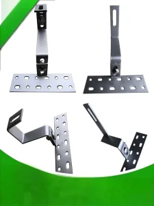 Solar Mounting Bracket Stainless Steel Solar Glass Tile Roof Accessories Photovoltaic Mounting Bracket Fixing Hook Bracket