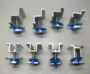 Solar Panel Mounting Bracket Easy Installation Aluminum 6005-T5 Ground Fixed Bracket Solar Panel Mounting System